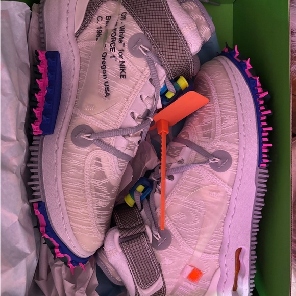 Nike Off-White Air Force 1 Mid SP Sneaker White/Clear 2022 DO6290-100